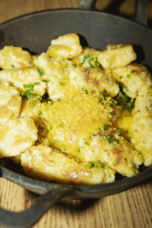 A balatonfüredi Vasüzlet továbbgondolt tojásos nokedlije 