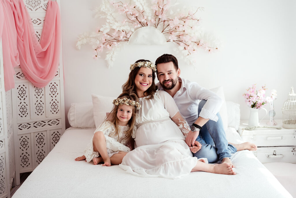 Antal Timi családjával