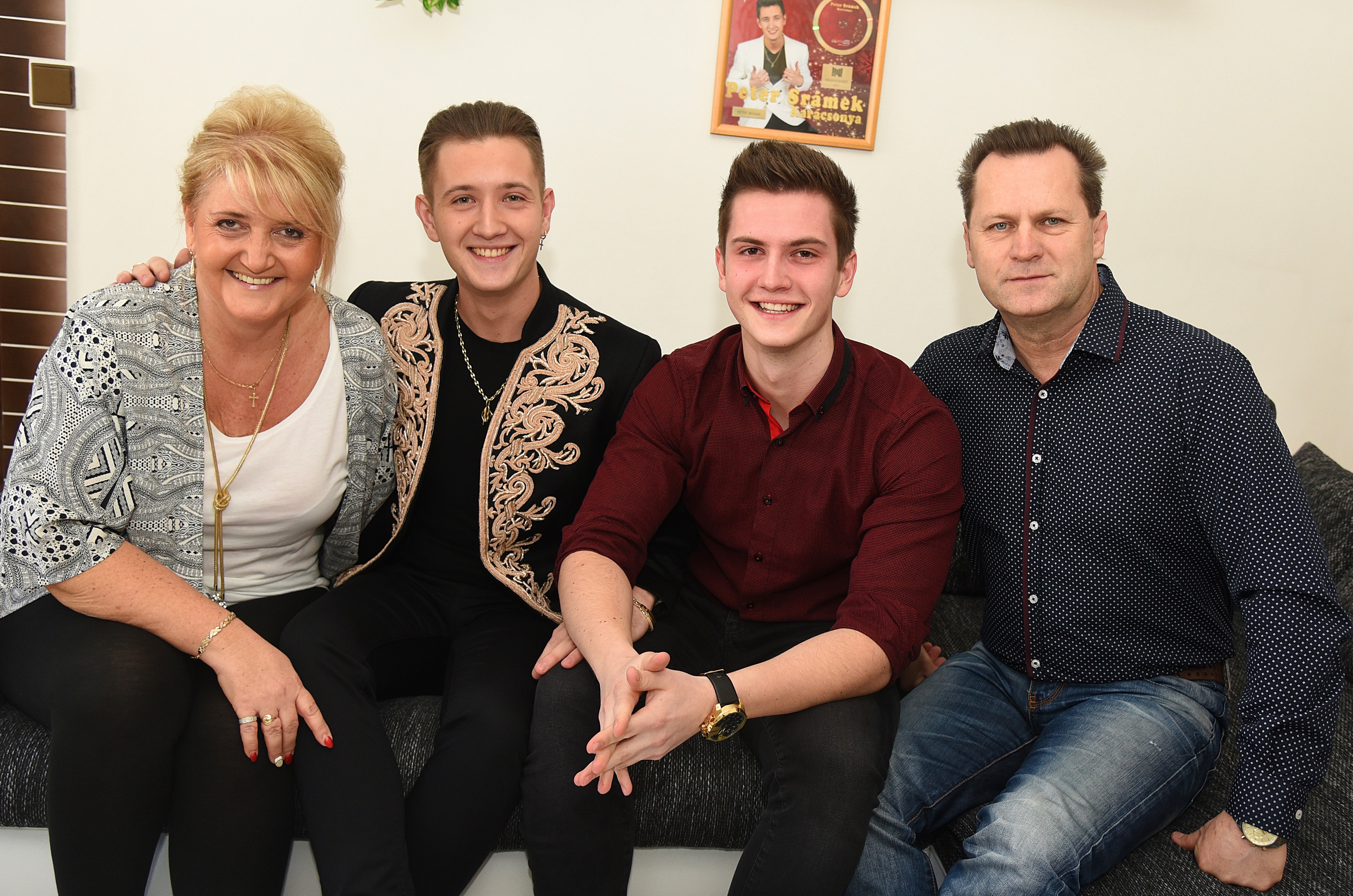 Peter Srámek családja