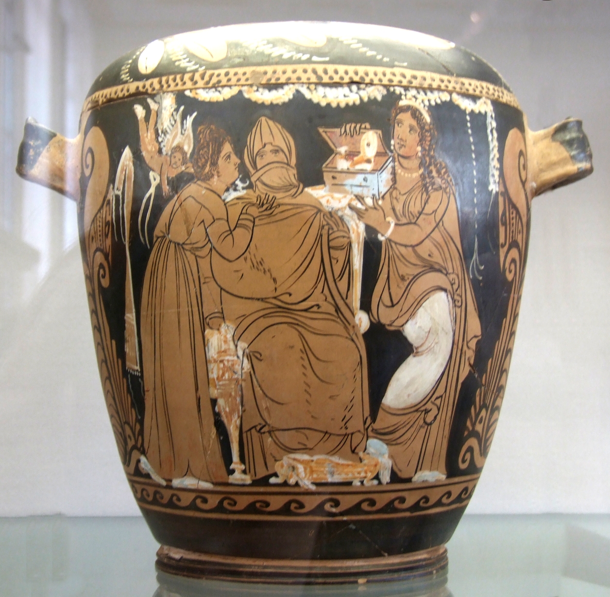 Esküvői készülődés egy görög vázán (fotó: Wikipedia)