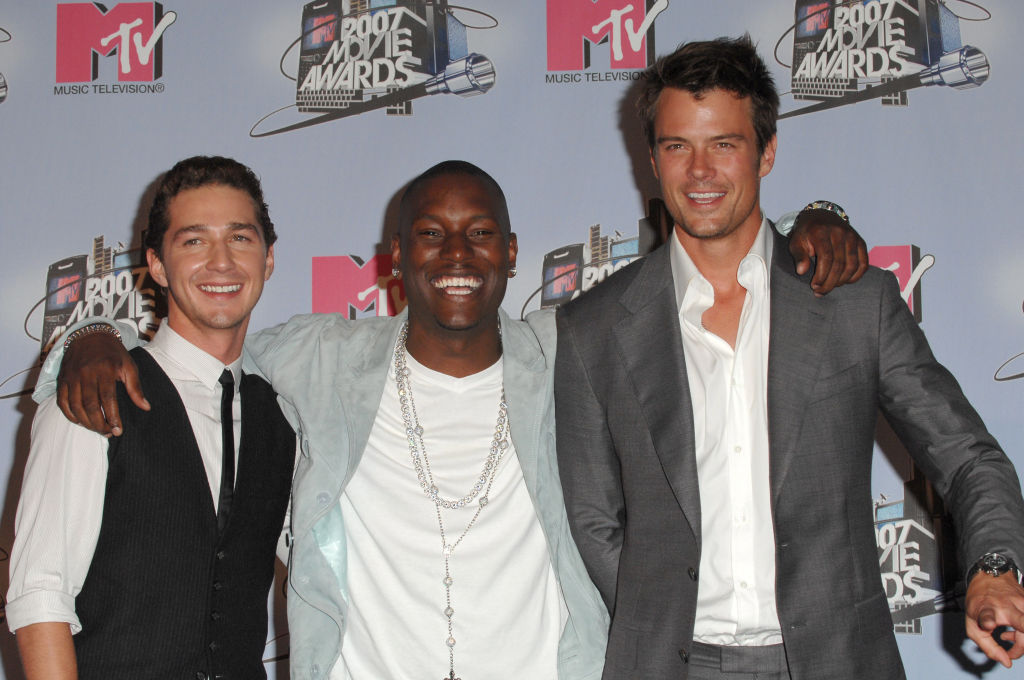 Shia LaBeouf, Tyrese Gibson és Josh Duhamel a Transformers premierjén