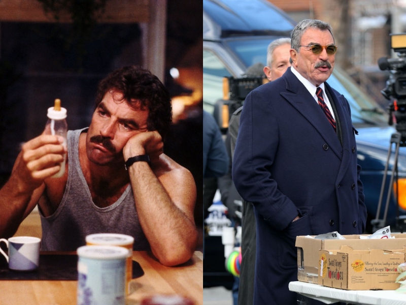 Tom Selleck akkor és most