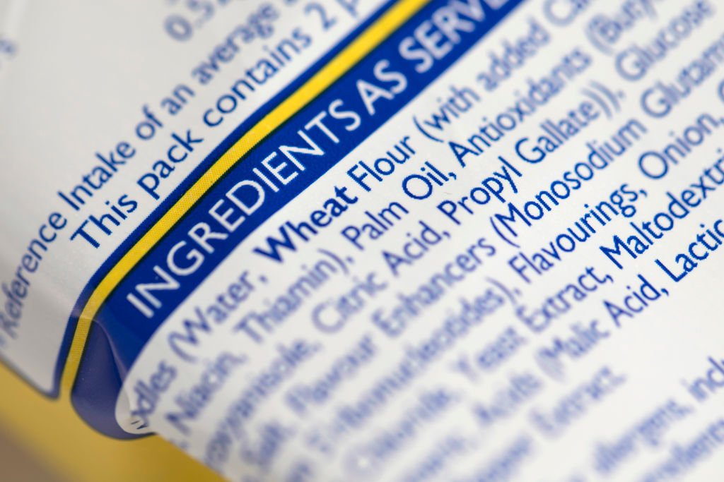 ultrafeldolgozott élelmiszerek összetevők