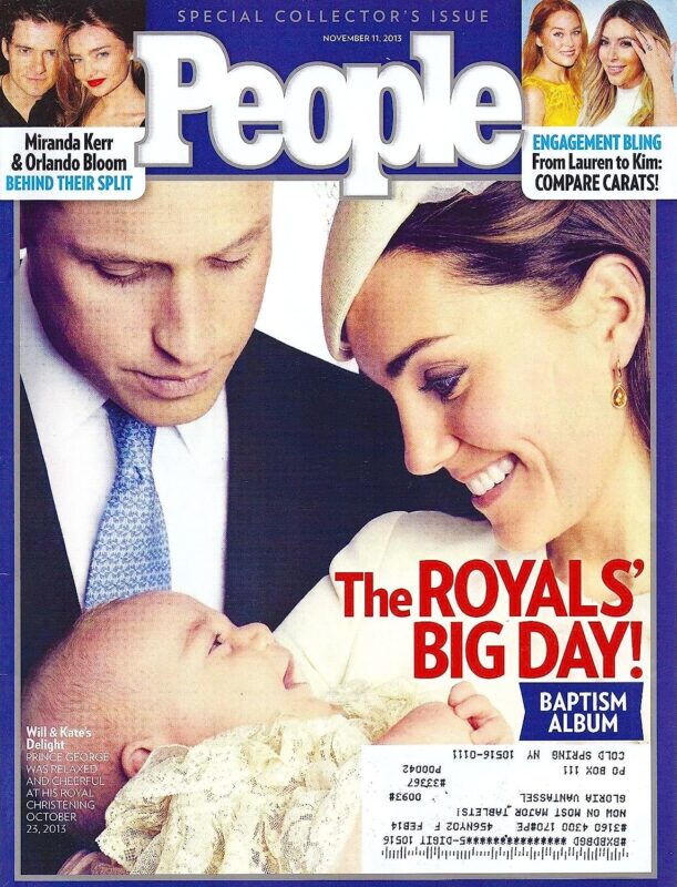 György herceg, Katalin hercegné, Vilmos herceg a keresztelő után