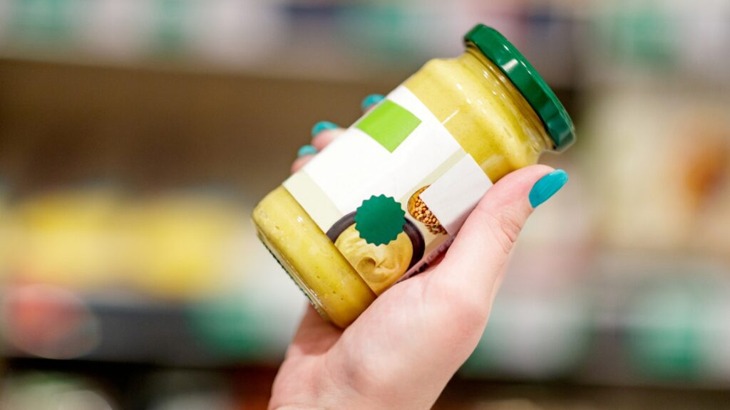 Befőttes üveg címke