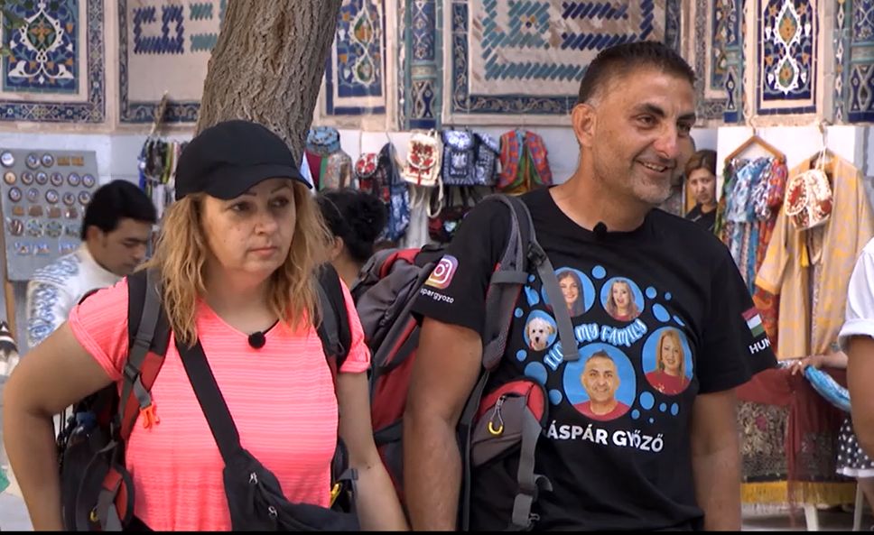 Gáspár Bea és Győző az Ázsia expresszben