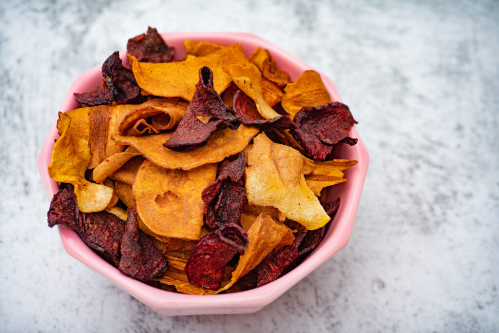 Egsészéges chips gyökérzöldségekből