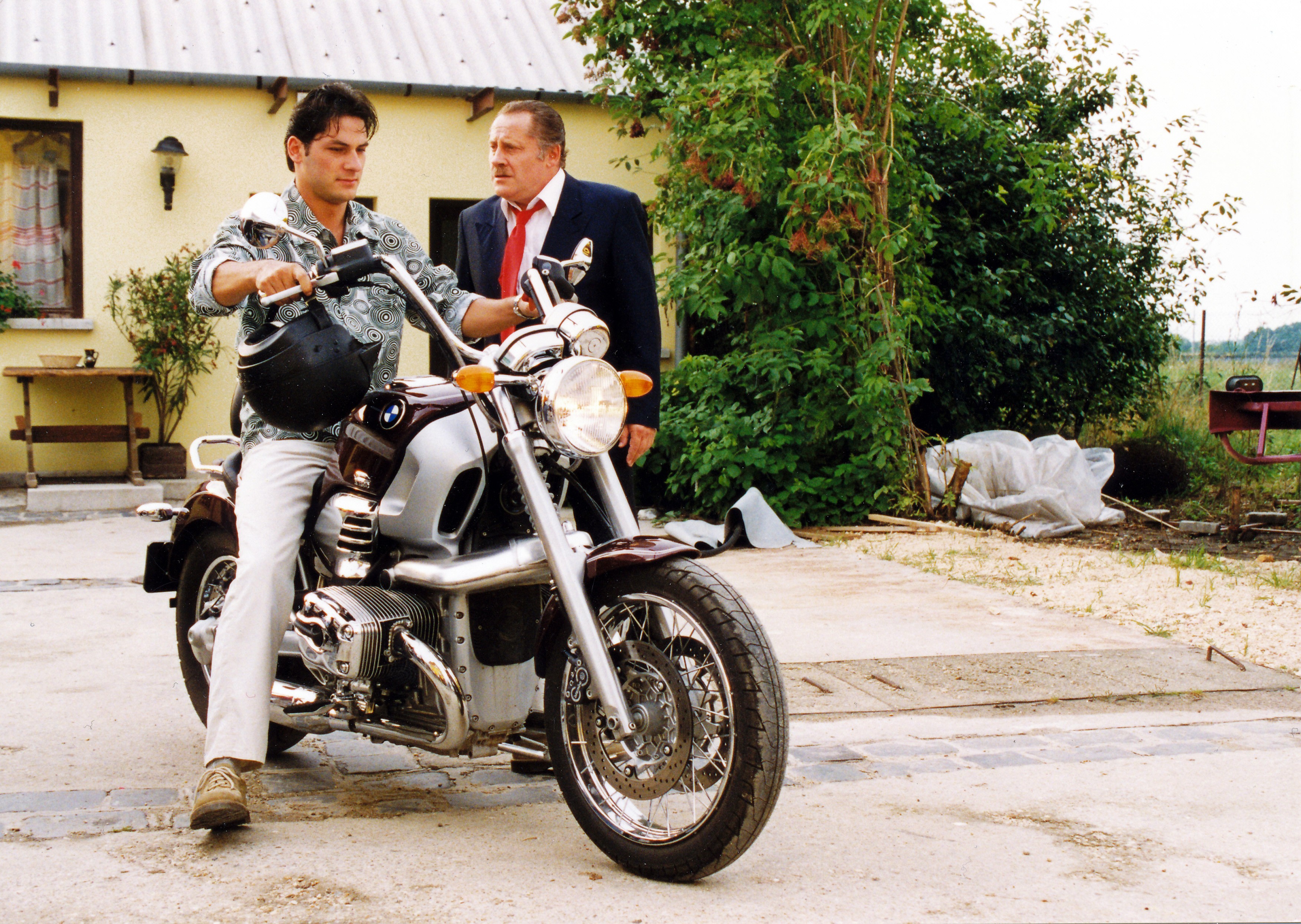 Koltai Róbert és Árpa Attila a Hippolyt forgatásán