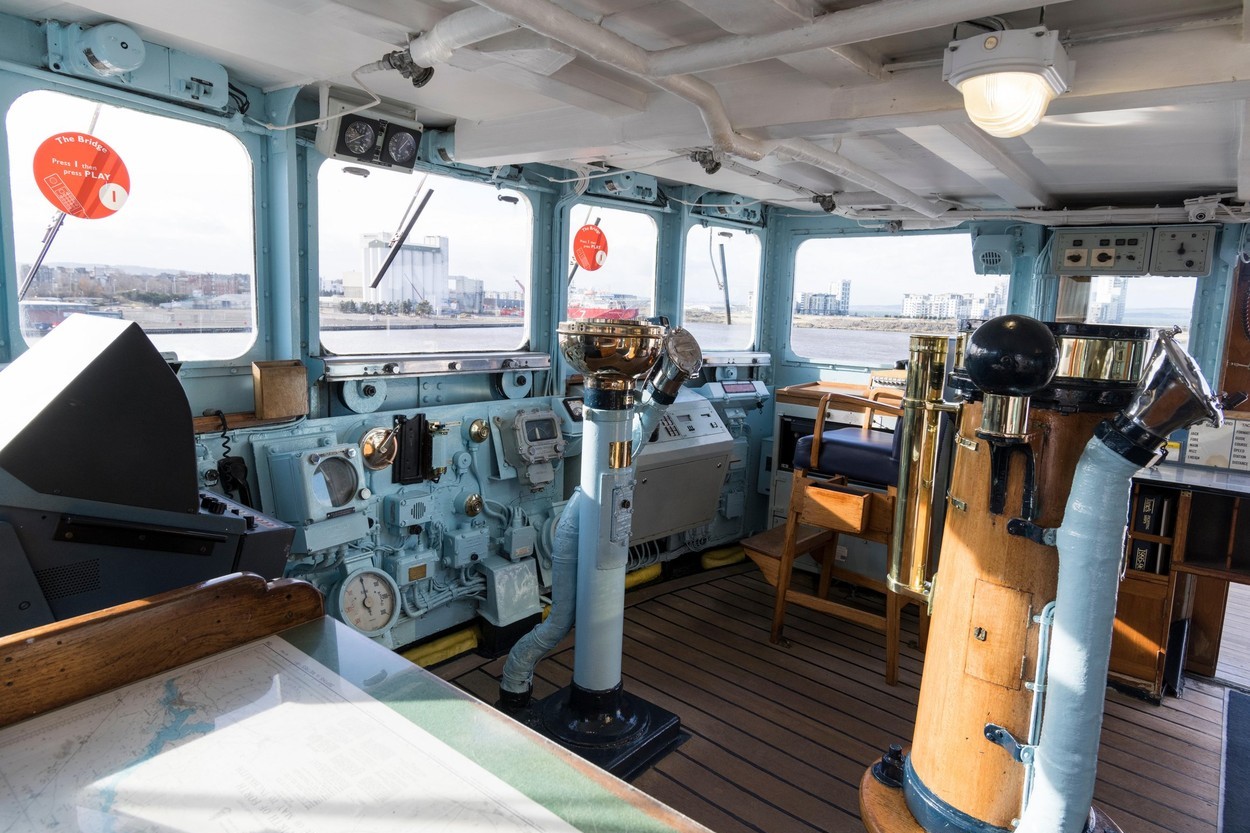 A Britannia kapitányi hídja