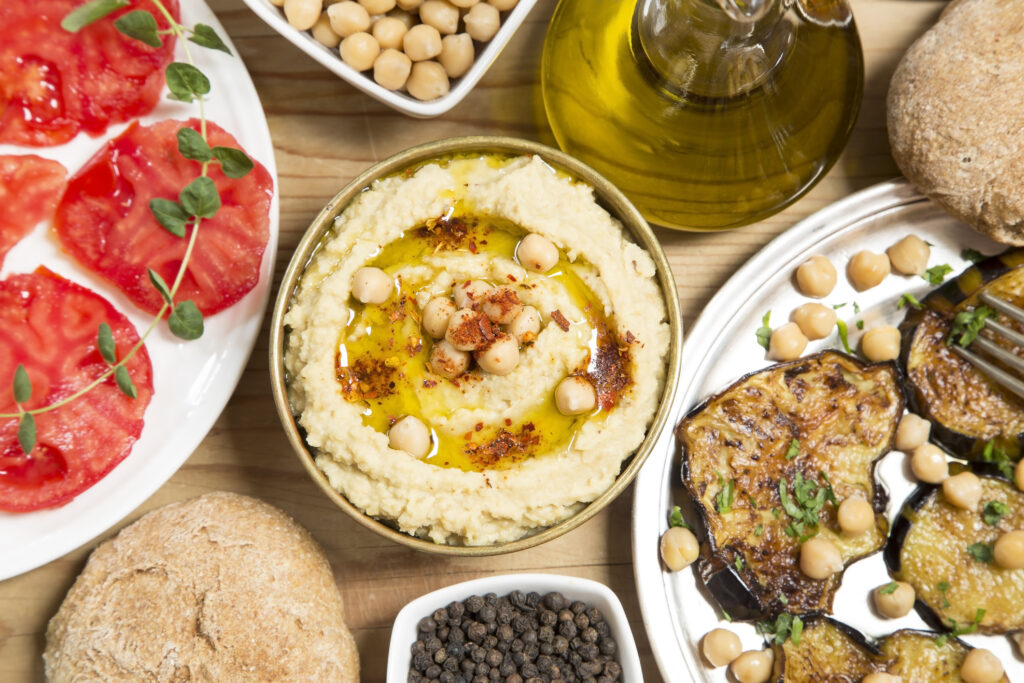 Közel-keleti ízek hummusszal