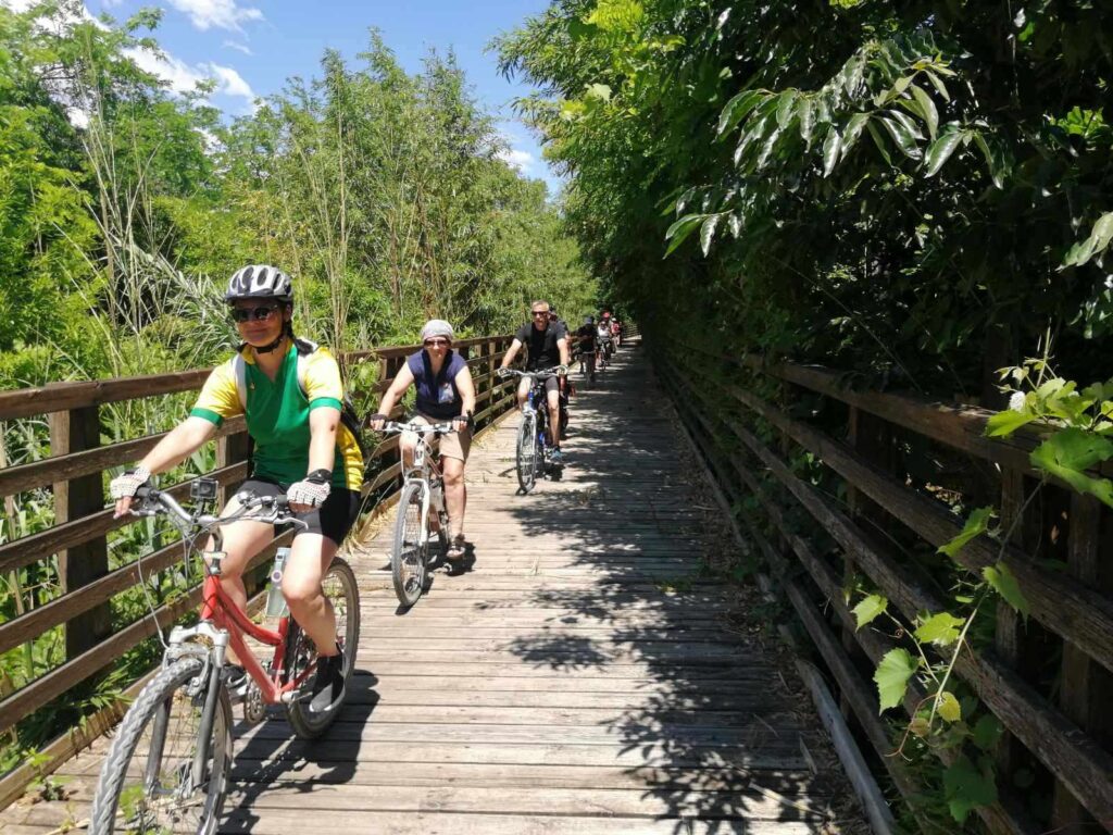 Utolsó szakasz, romantikus fahíddal