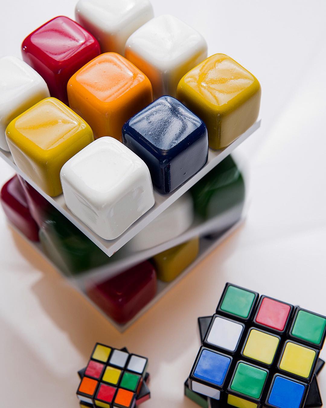 Cédric Grolet francia cukrász Rubik-kocka desszertje