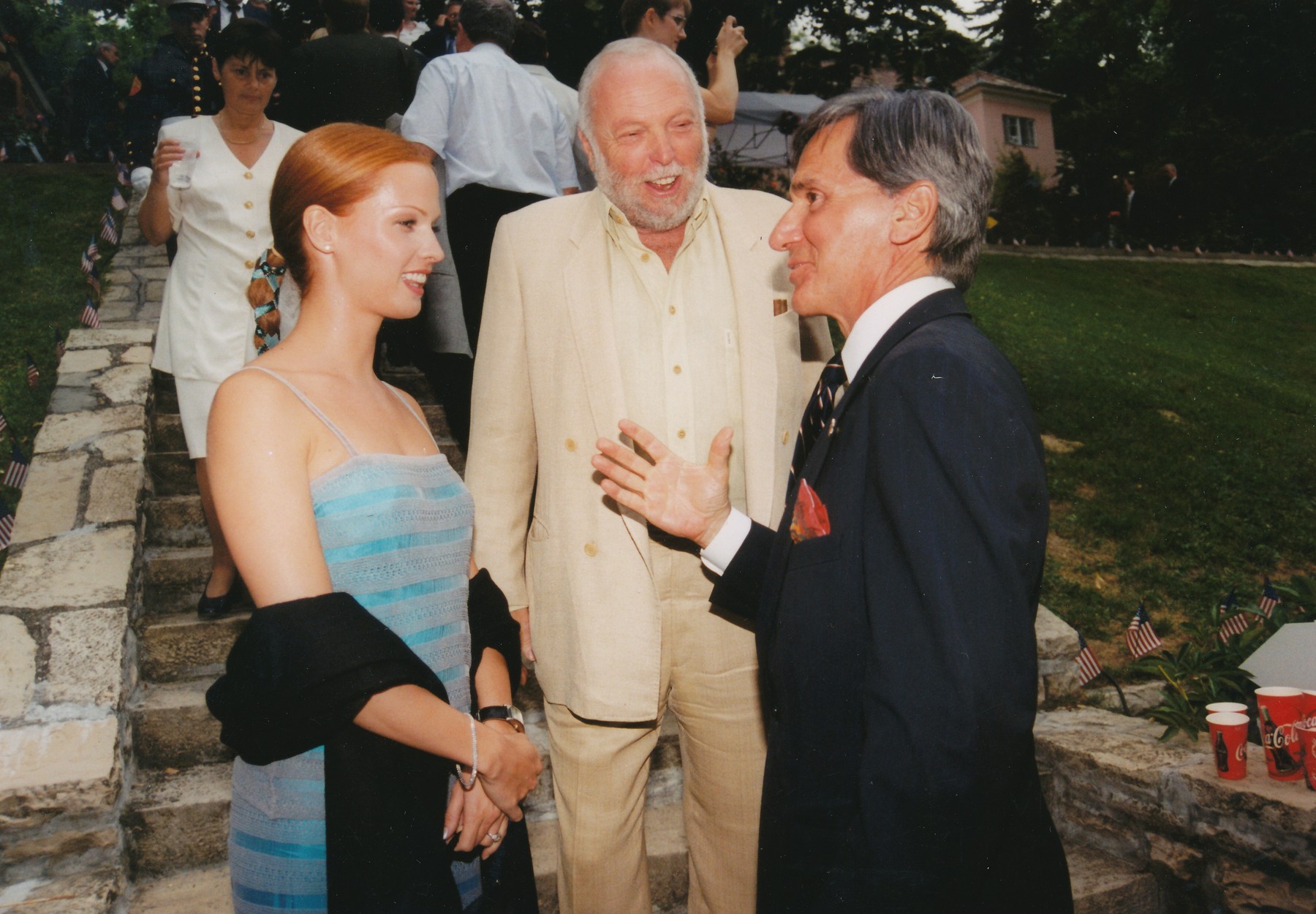 Dobó Kata és Andrew Vajna