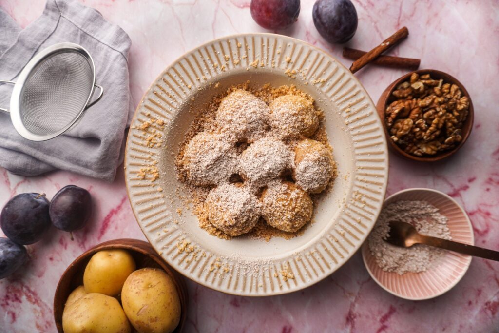 Házi szilvás gombóc