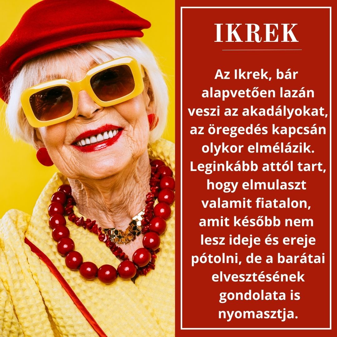 Ikrek félelmei az öregedéssel kapcsolatban