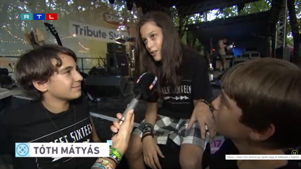 Erős Antónia fia, Matyi.