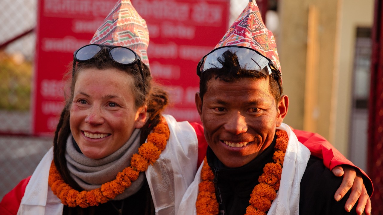 Átléptek a bajba jutott serpán a hegymászók.