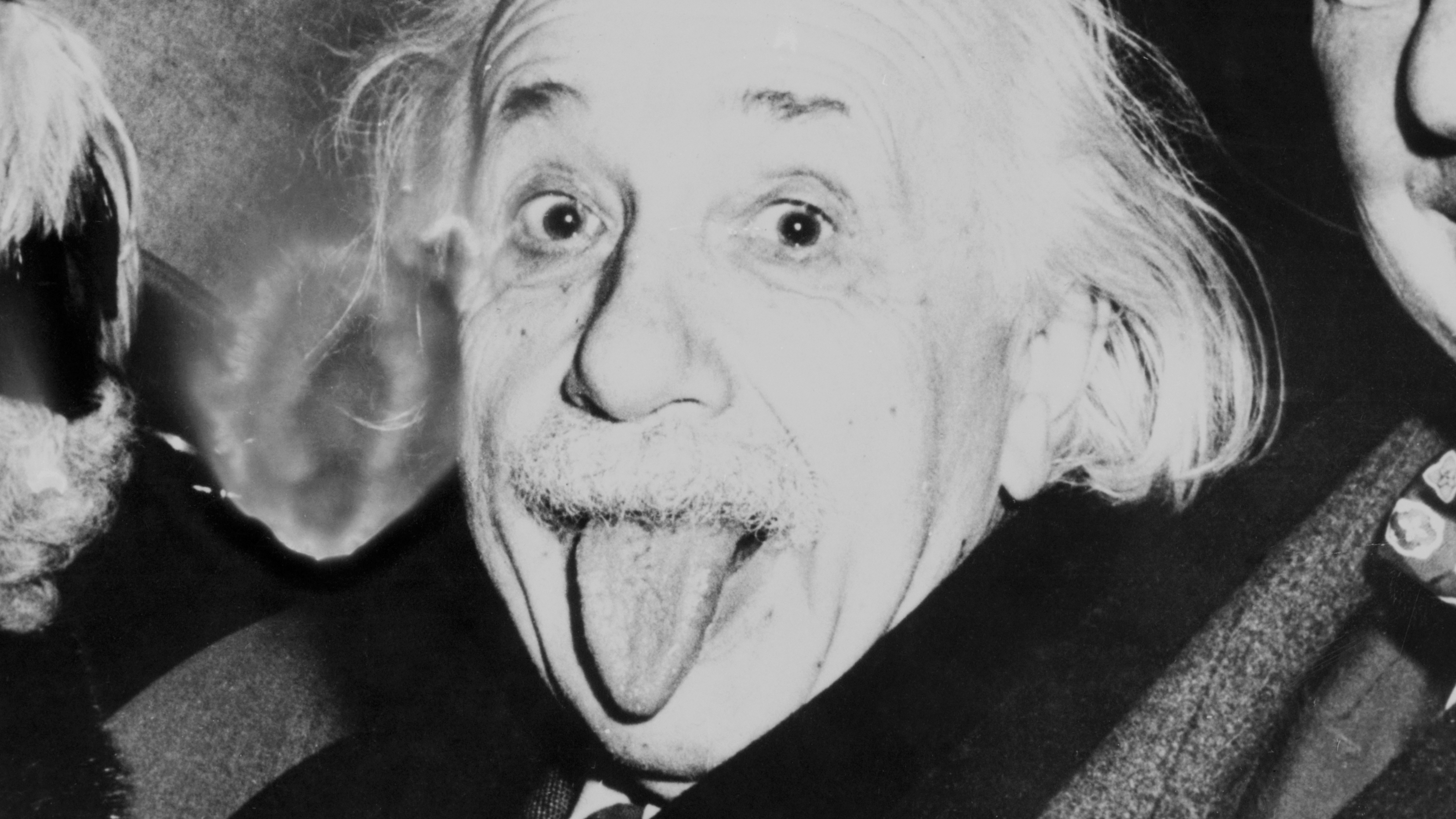 Einstein nyelvöltögetős fotója