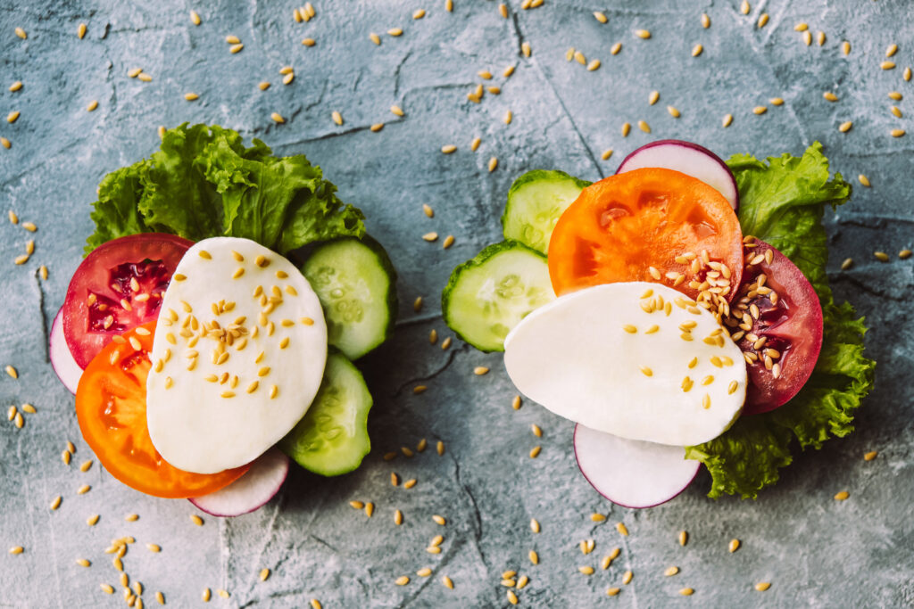 Mozzarellás proteinszendvicsek