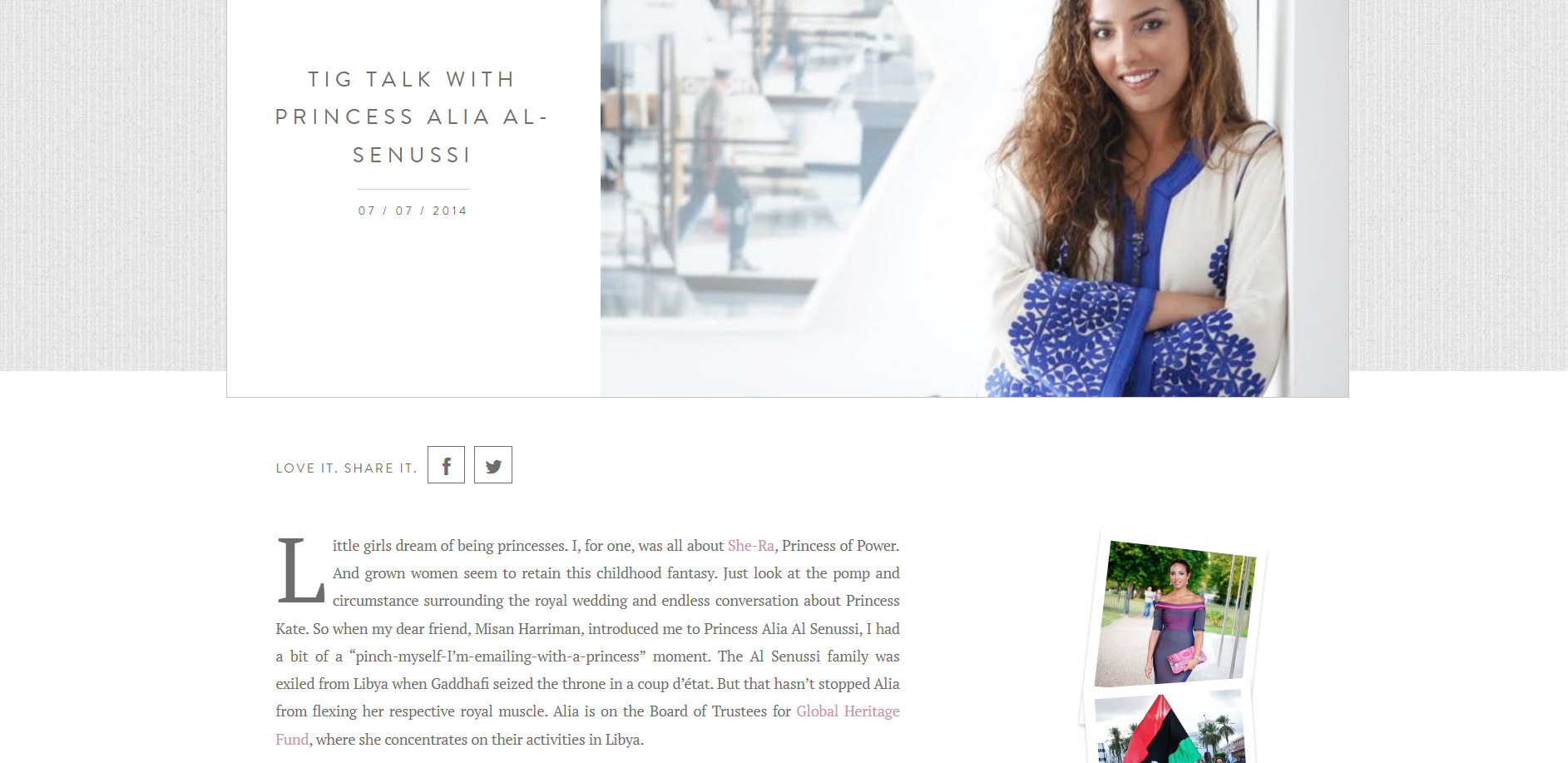 Meghan Markle blogjában Katalin hercegnéről írt