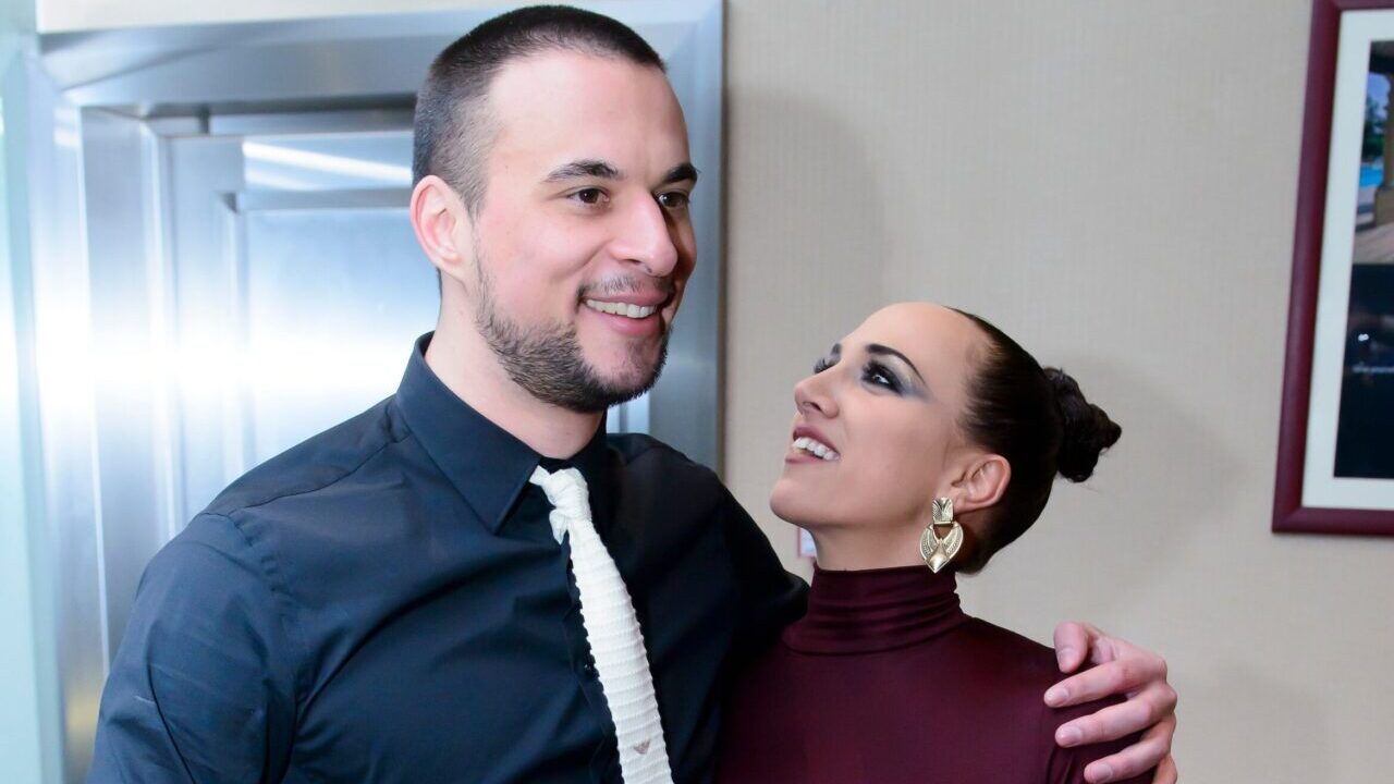 Tóth Gabi és párja Markó Róbert