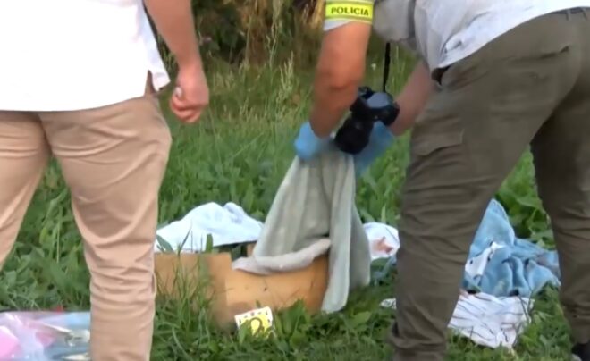 Buszmegállóban, dobozban hagyták a kétnapos csecsemőt