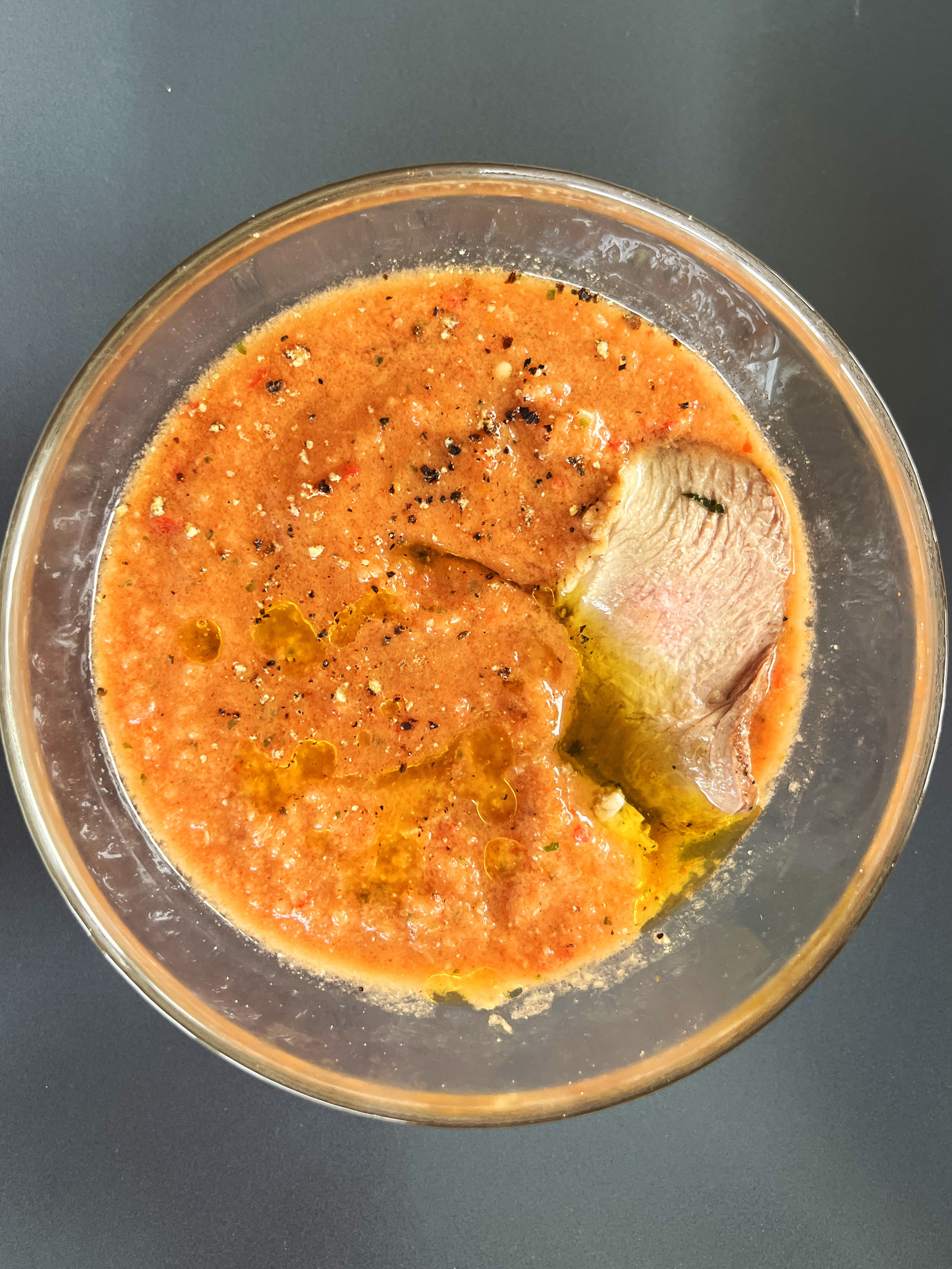 Gazpacho kacsamellszelettel