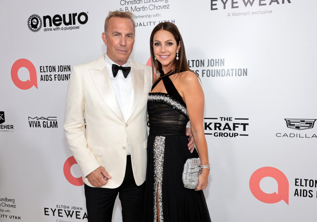 Kevin Costner és Christine Baumgartner