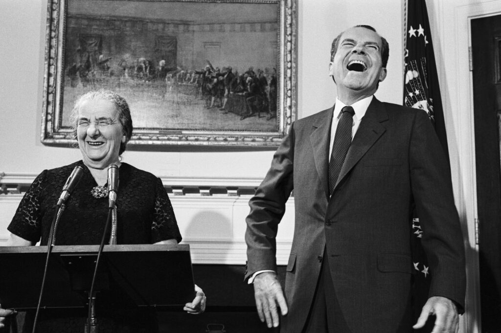 Golda Meir és Richard Nixon