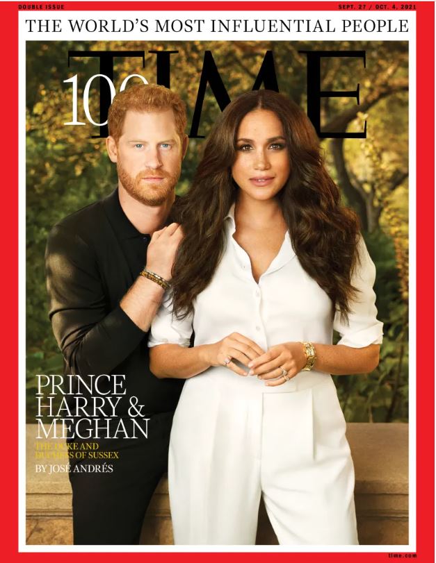 Harry herceg és MEghan Markle 2021-ben.
