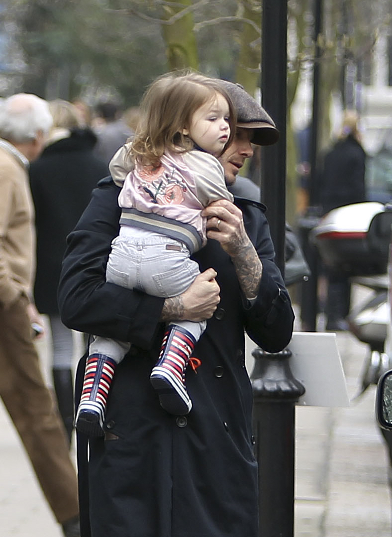 David Beckham és Harper Seven