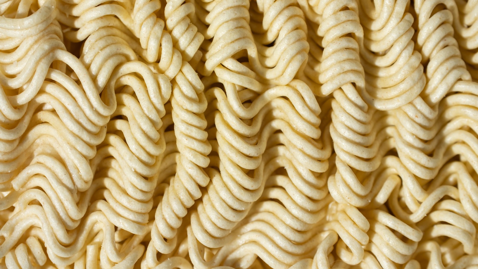 Instant ramen közelről.