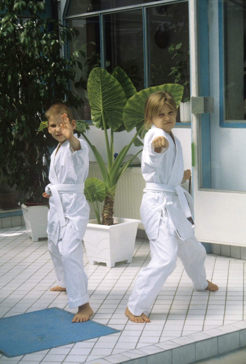 Szabó Zsófi karateruhában