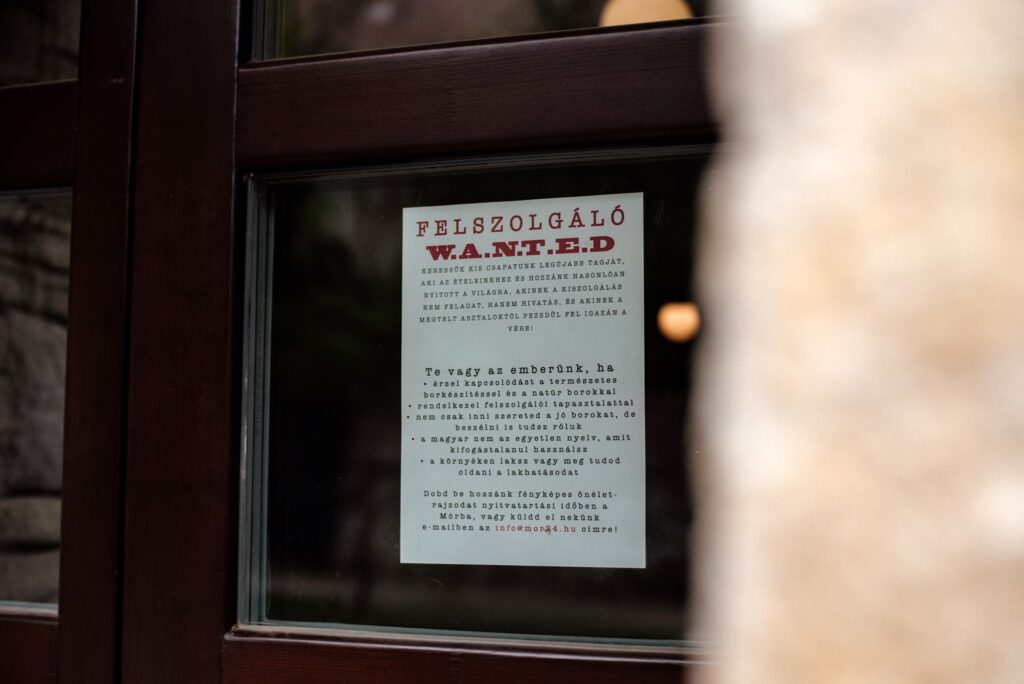 Álláshirdetés a Mór24-ben 2021-ből