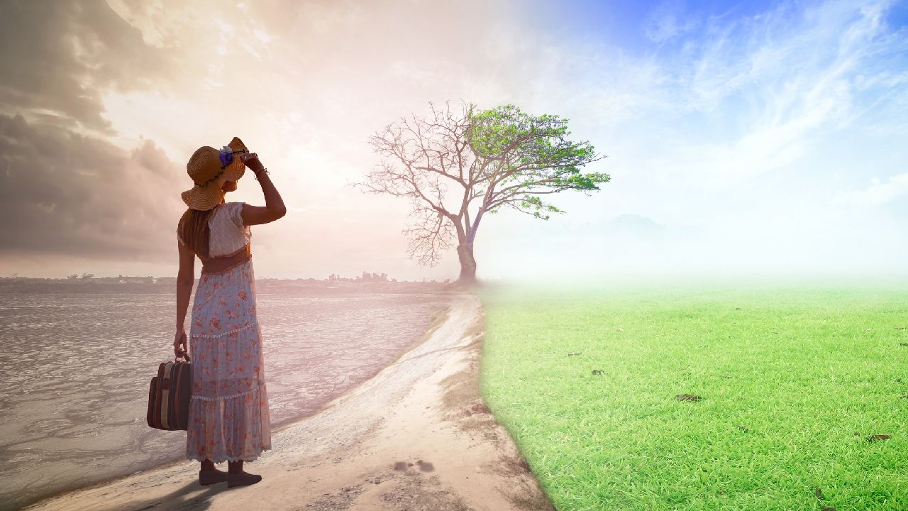 Hölgy a jövőbe vezető úton