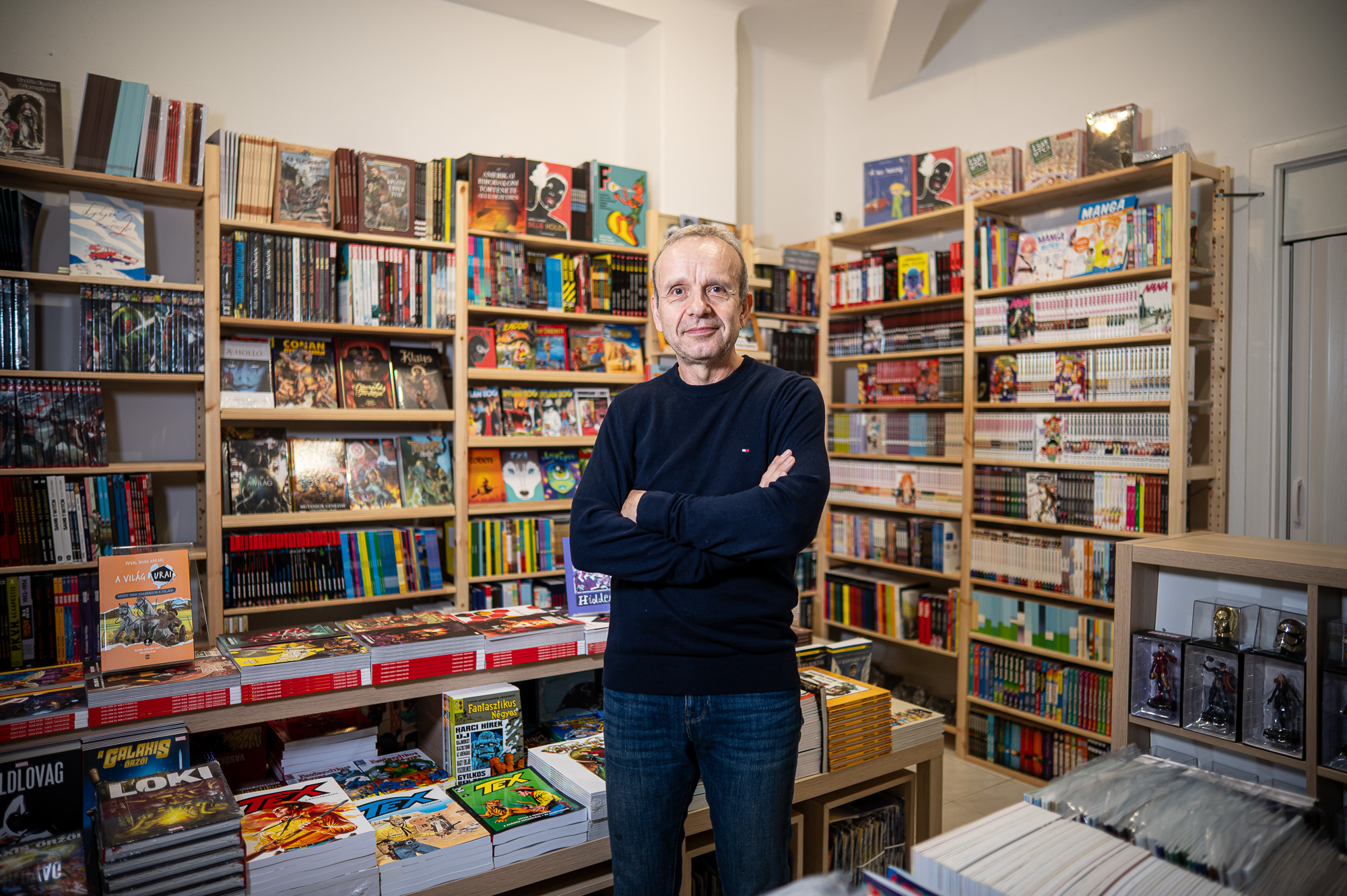Németh Tamás és a V26 képregénybolt