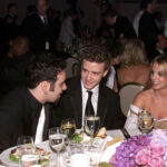 Chris Kirkpatrick, Justin Timberlake és Britney Spears egy Grammy-partin 2002. február 26-án