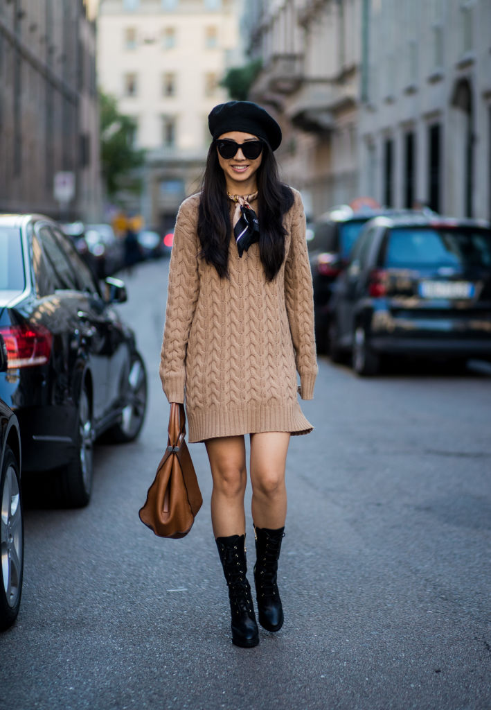 Így hordd a kötött ruhákat!