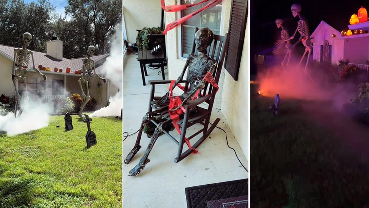 halloweeni dekoráció