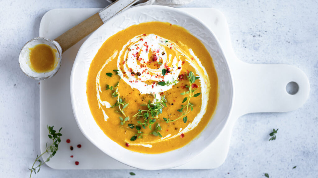 Sütőtökkrémleves