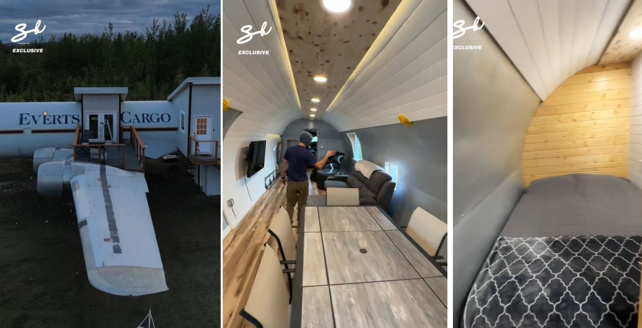 Repülőgépből ház készült