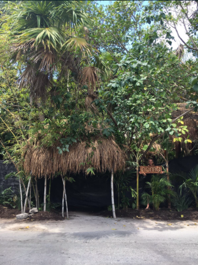 Noma Mexico. A pop-up étterem bejárata