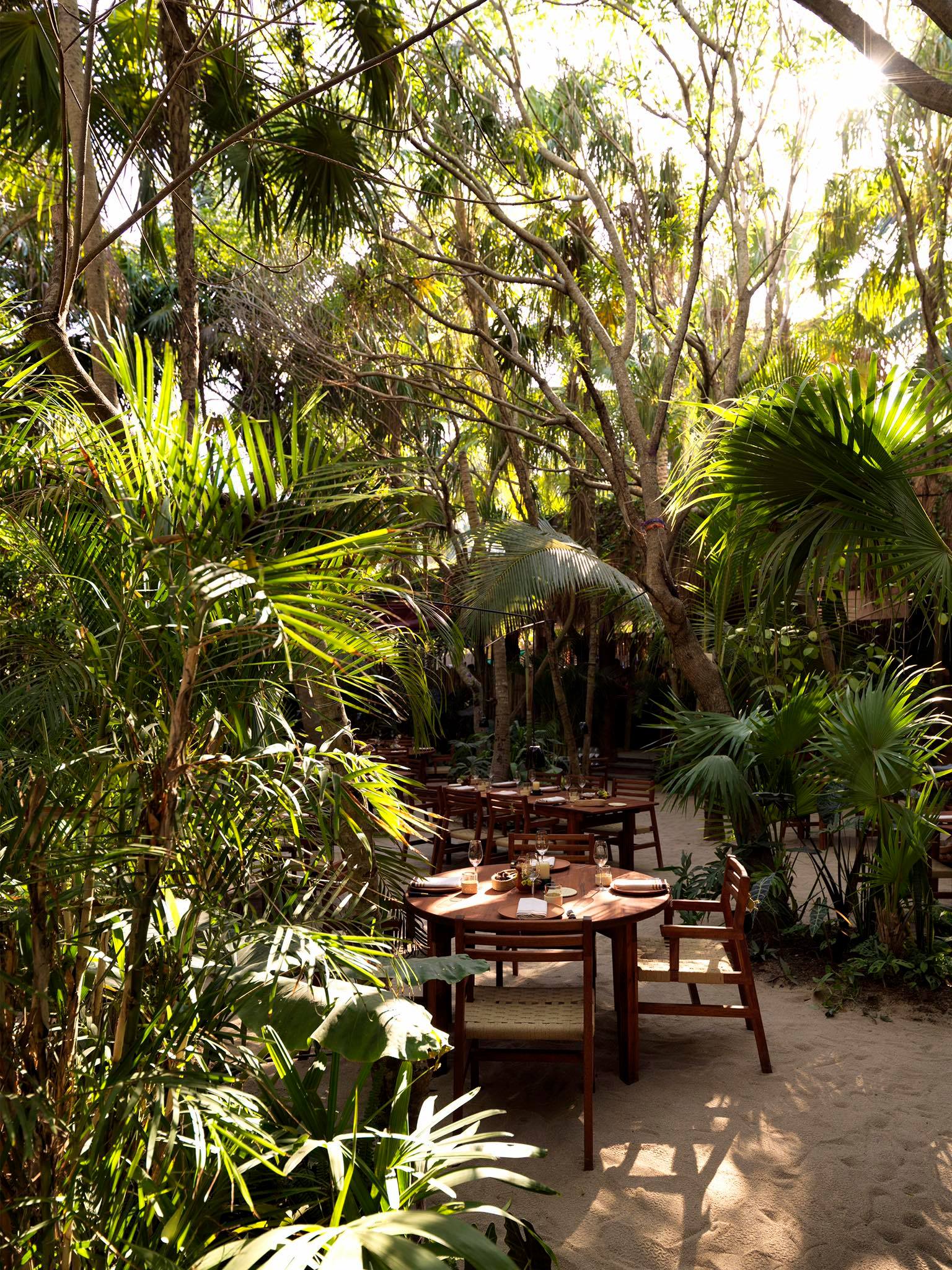 Noma Mexico. A pop-up étterem belül