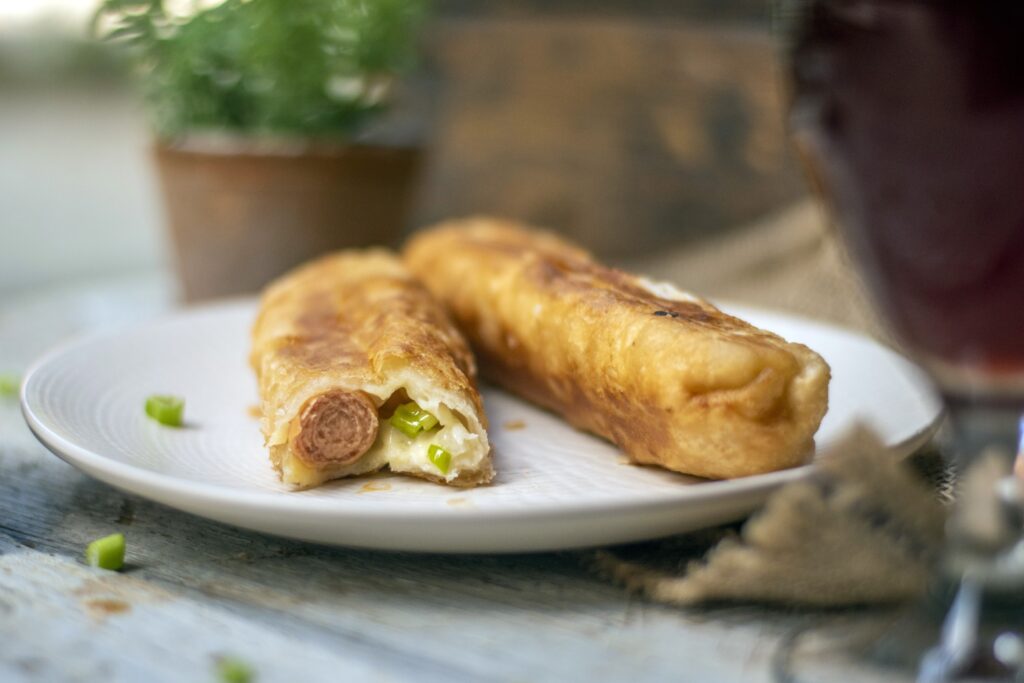 Sajtos leveles hot dog