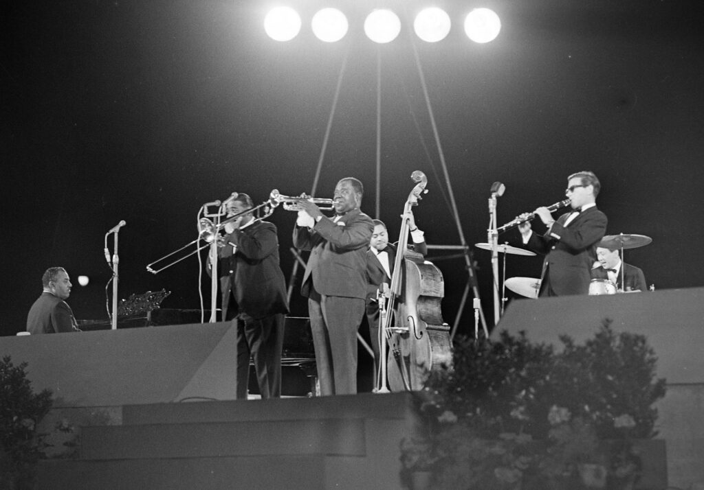 Louis Armstrong a Népstadionban