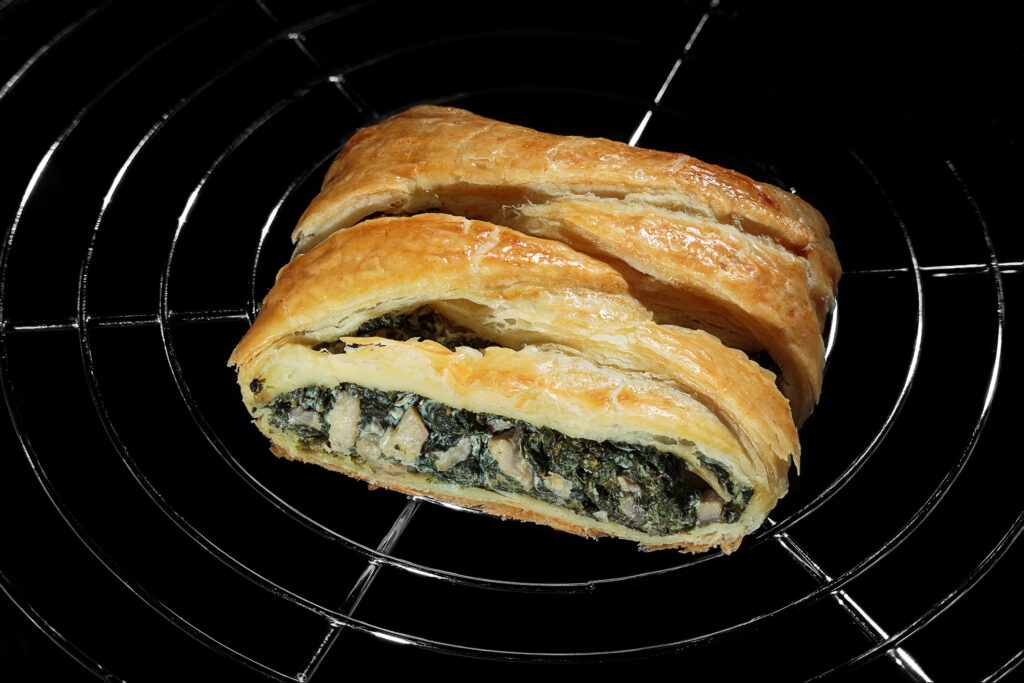 Spenótos leveles tészta