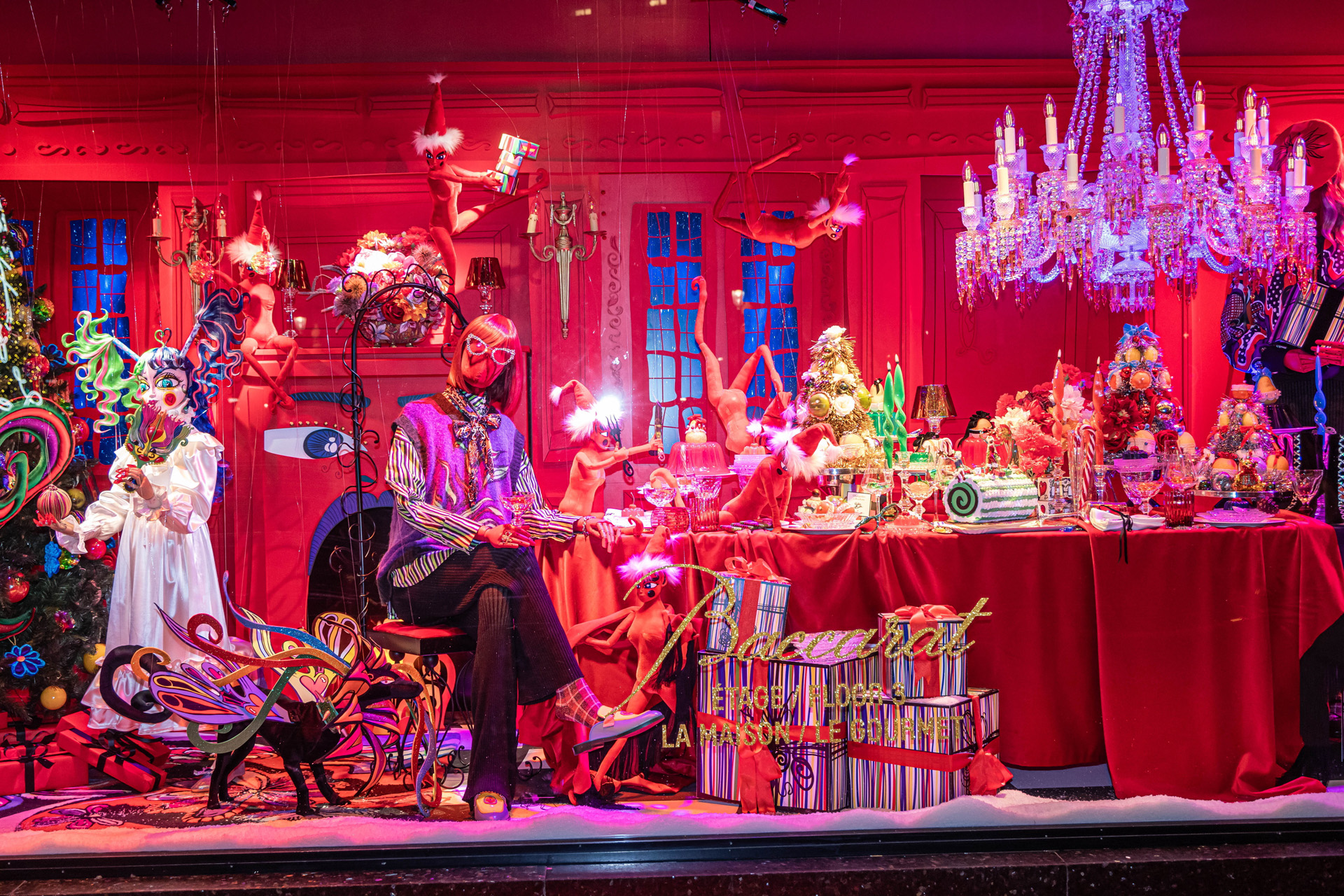 A Galeries Lafayette karácsonyi fényei