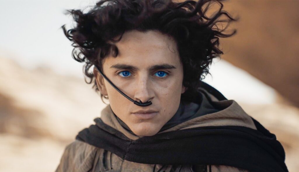 Timothee Chalamet a Dűne második részében (Fotó: Profimedia)