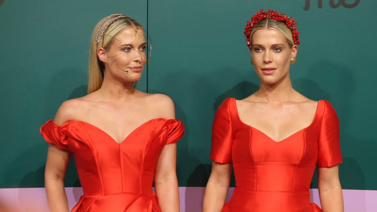 Lady Eliza és Lady Amelia Spencer a Melbourne Cup-on