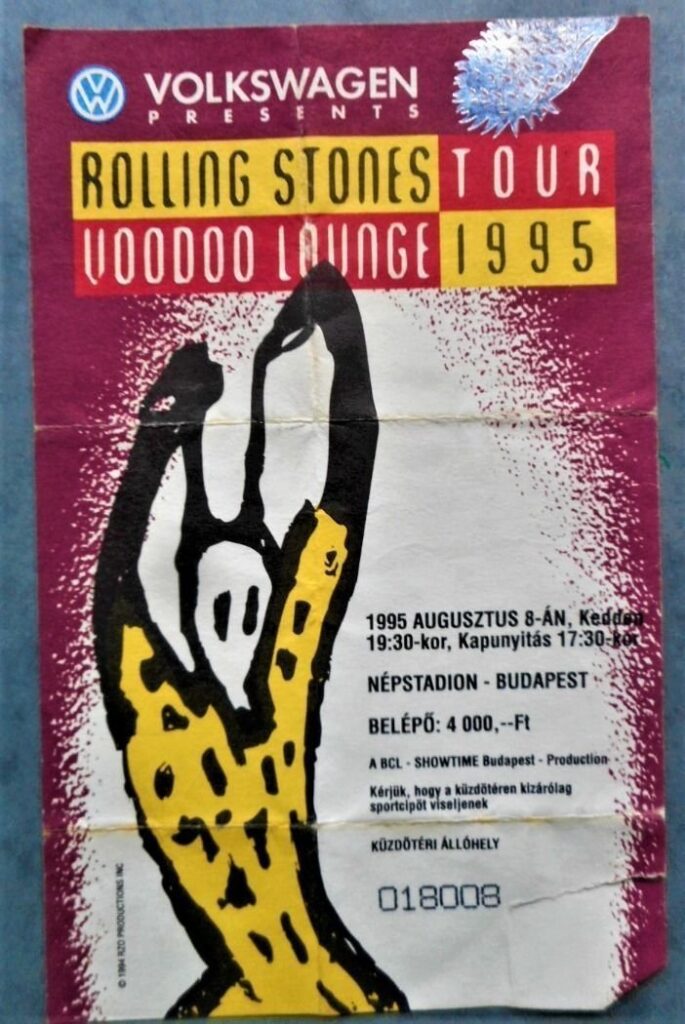 The Rolling Stones, 1995.